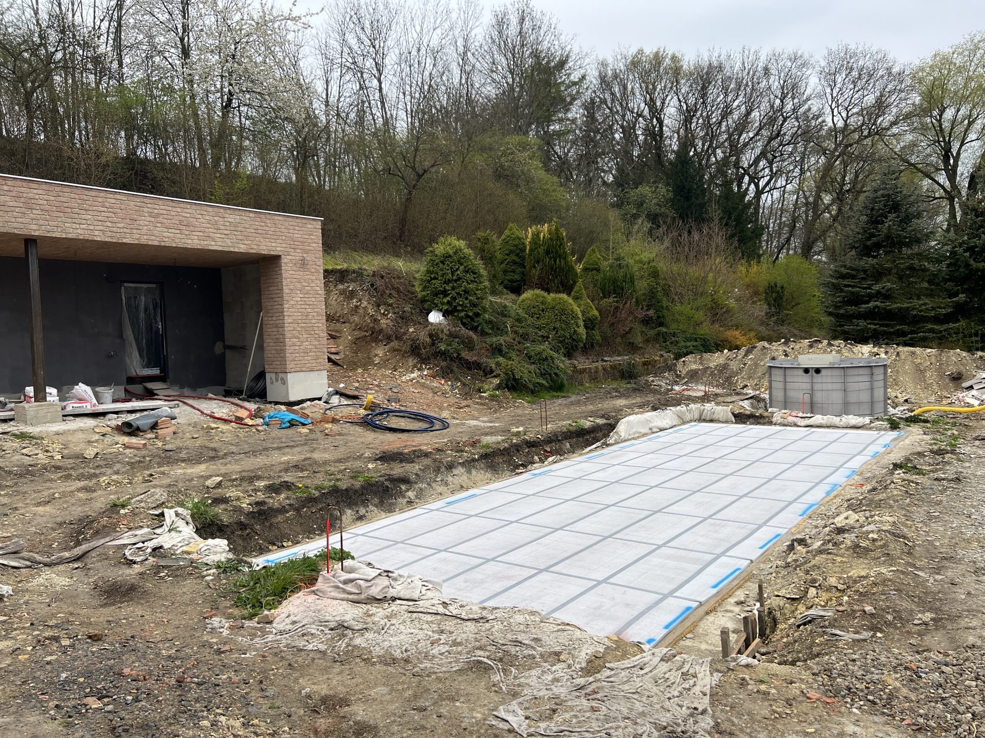 Rozestavěná retenční nádrž